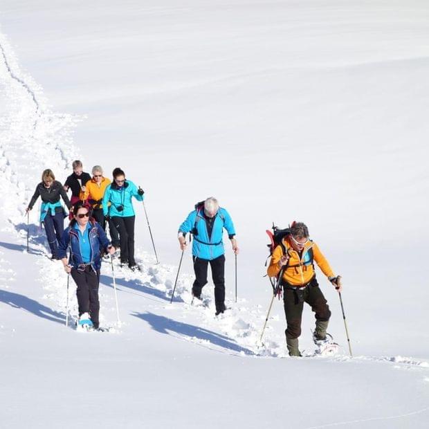 Schneeschuhwanderung - Torghele's Wald + Fluh