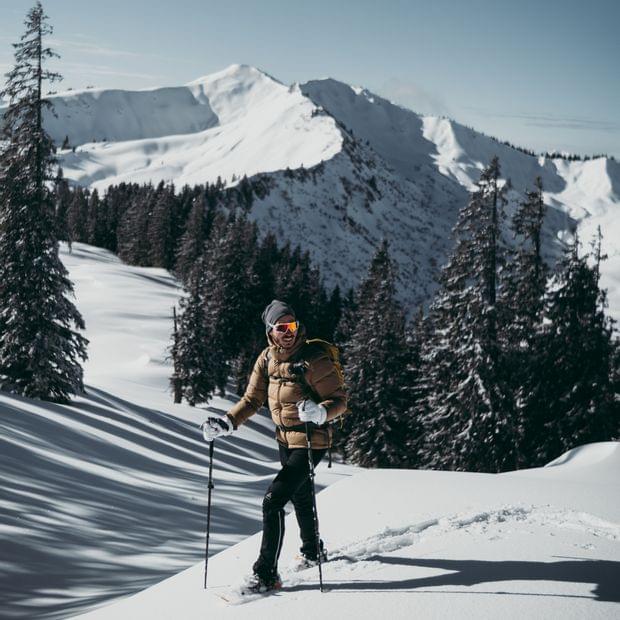 Schneeschuhwanderung im Allgäu - Torghele's Wald + Fluh