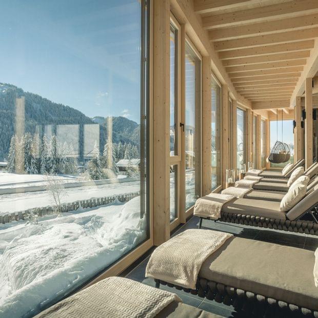 Torghele's Wald + Fluh - Wellenesshotel im Allgäu - Ruheraum