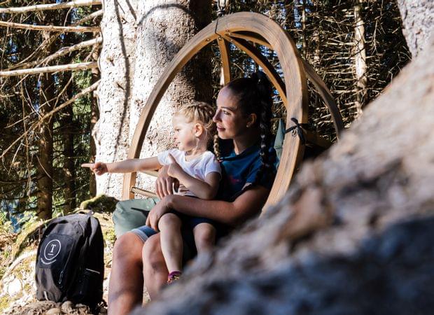 Familienhotel Torghele's Wald + Fluh im Allgäu mit Entspannungswald