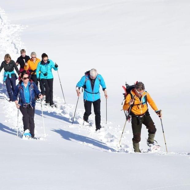 Schneeschuhwanderung - Torghele's Wald + Fluh