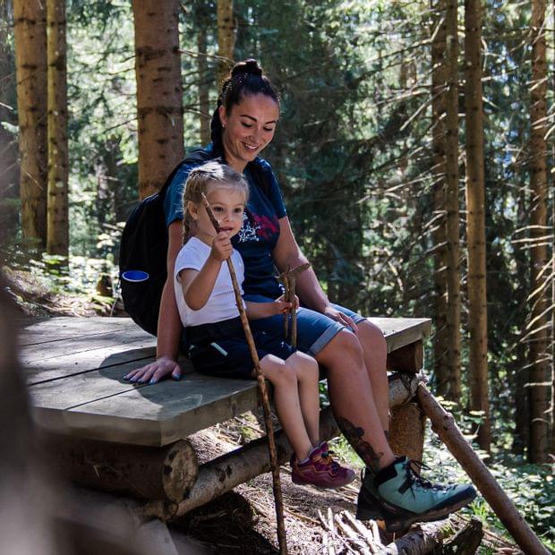 Familienhotel Torghele's Wald + Fluh im Allgäu mit Entspannungswald