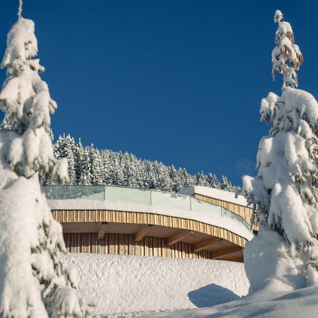 Außenansicht Winter - Hotel im Allgäu - Torghele's Wald + Fluh
