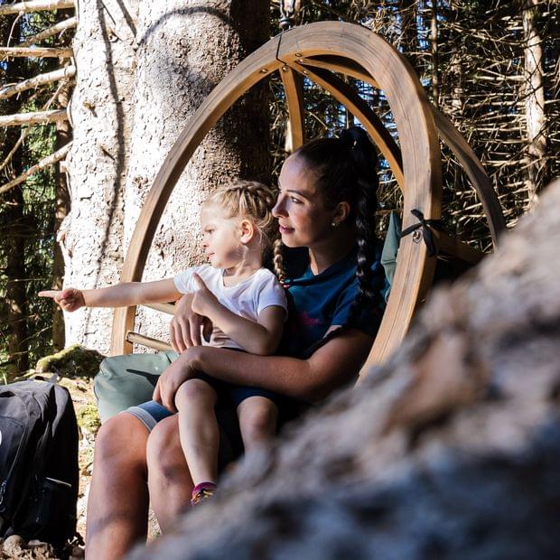 Familienhotel Torghele's Wald + Fluh im Allgäu mit Entspannungswald